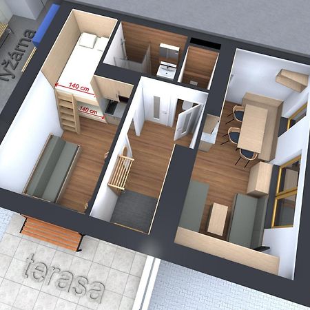 U Kralika, Apartman E, 50M Od Lanovky A Bobove Drahy, Parkovani Zdarma โดลนี โมราวา ภายนอก รูปภาพ